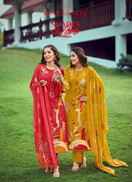 Shades Of Love By Mumtaz Arts Cambric Cotton Dress Material Wholesale Price In Surat Catalog